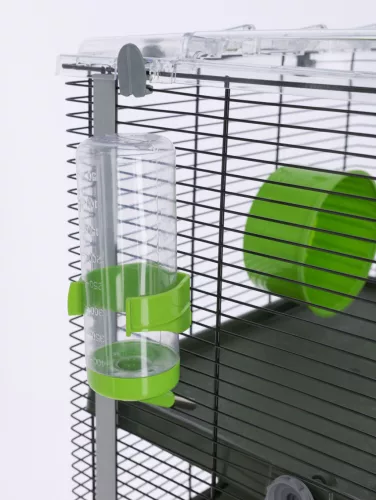 EVA 23 kisállatketrec - olivazöld / szürke, 79 x 45 x 60 cm