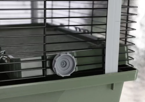 EVA 23 kisállatketrec - olivazöld / szürke, 79 x 45 x 60 cm