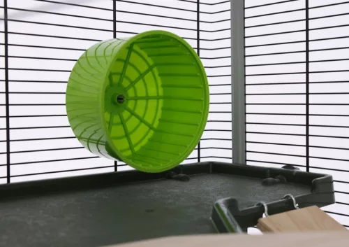 EVA 23 kisállatketrec - olivazöld / szürke, 79 x 45 x 60 cm