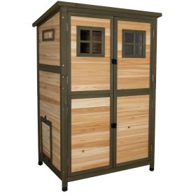 Tower fa csirkeház - 109x75x167 cm, 2 dobozos csomagolás