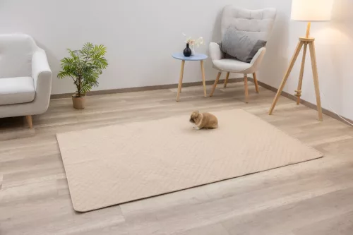 Mosható lap szobatisztaságra szoktatáshoz - barna, 200x120 cm