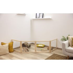   Beltéri elválasztó rágcsálóknak - 4 részes, 58 x 48 cm