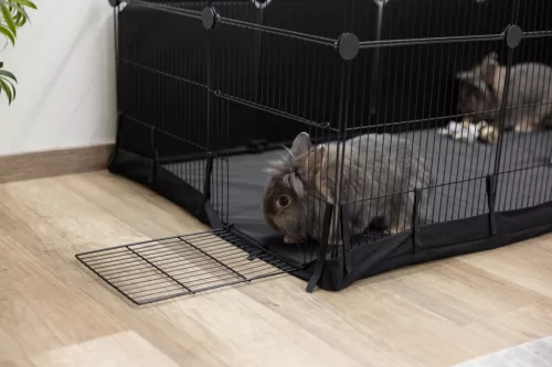 Hoppla beltéri ketrec - 24 részes, nylon alappal, 144x72x72 cm