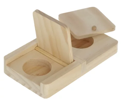 Snack Box gondolkodó és tanulójáték rágcsálóknak - 21 x 11 x 3,5 cm