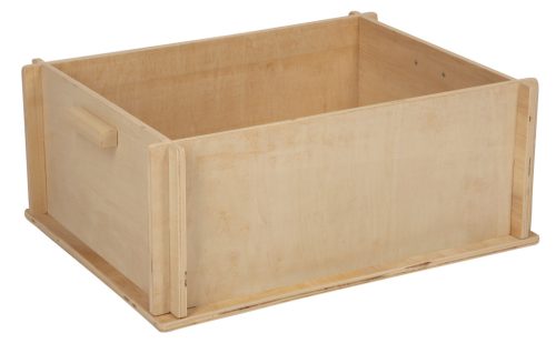 Ásódoboz fából nyulaknak - 50 x 39 x 20 cm