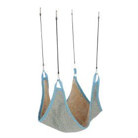 Hinta rágcsálóknak - kék / bézs, 45 x 45 cm