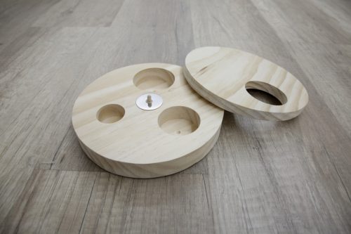 Gondolkodó és tanulójáték rágcsálóknak - forgó kerék, 19 cm