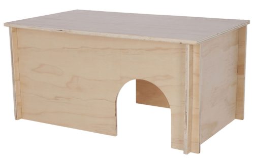 Rágcsáló búvóhely kezeletlen fából - 50 x 29 x 24 cm