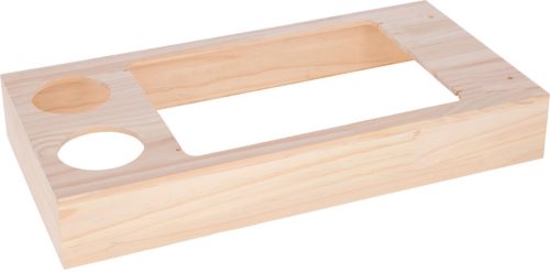 Ásó- és etetőállomás nyulaknak és tengerimalacoknak - 70 x 36 x 24 cm