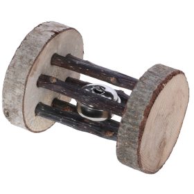 Gurítható nyúljáték csengővel - fa