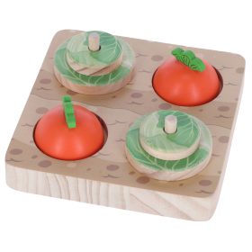   Veggie gondolkodó és tanulójáték rágcsálóknak - 15x15x6 cm