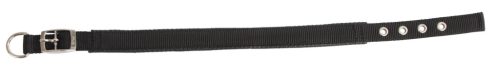 Miami Plus nyakörv, fekete, 20 mm, 33-39 cm, Méret: XS