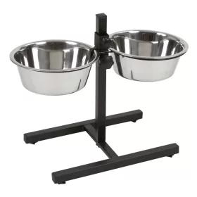   Etetőállvány kutyáknak állítható magassággal - 2 x 2800 ml
