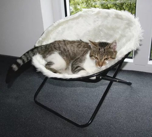 Sharon macskapihenő - fehér, 50 cm