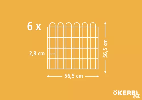 Fém ketrec ajtóval kisállatok részére