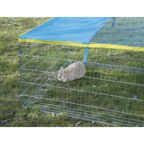   Kifutó kisemlősöknek szökésgátlóval - 115 x 115 x 65 cm