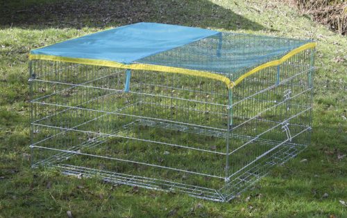 Kifutó kisemlősöknek szökésgátlóval - 115 x 115 x 65 cm