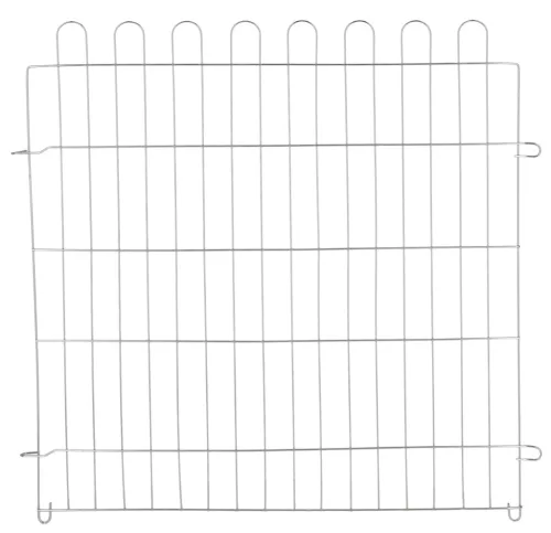 Karám kisállatoknak 6 panellel, ajtóval - horganyzott, 56,5 x 56,5 cm