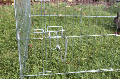 Szabadtéri ketrec kisemlősöknek napellenzovel - 115 x 115 x 60 cm