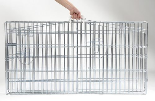 Szabadtéri ketrec kisemlősöknek napellenzovel - 115 x 115 x 60 cm