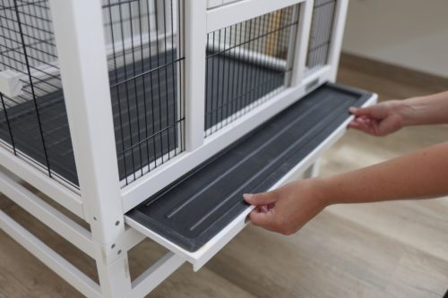 Madár kalitka fából - 82,5 x 67 x 152 cm