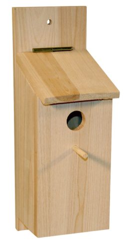 Madárház - fából, 36 x 12 x 14 cm