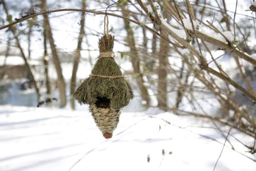 Fűfészek - madaraknak, 27x12 cm
