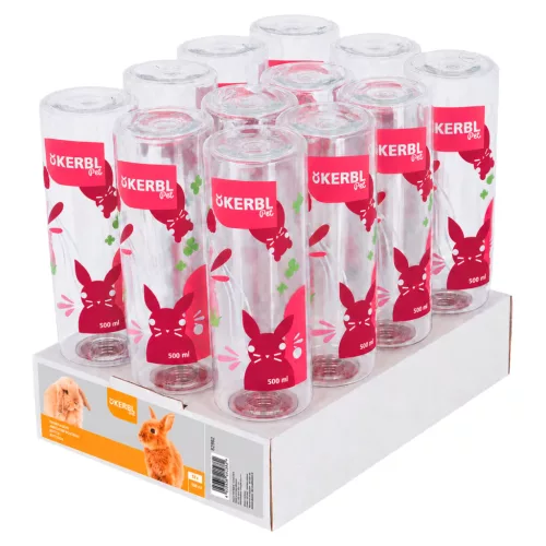 Kerbl Pet itatópalack - burgundi, 500 ml