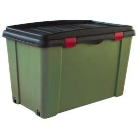 Tárolódoboz - olivazöld/grafit, 79x47x51 cm
