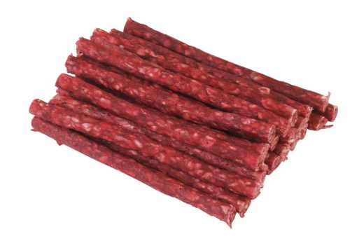Szalámis rágórúd kutyáknak - 9-10 mm/12,5 cm, 25 db