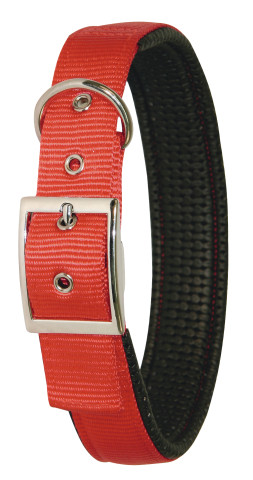 Miami Plus nyakörv, piros, 52 cm / 25 mm, Méret: S