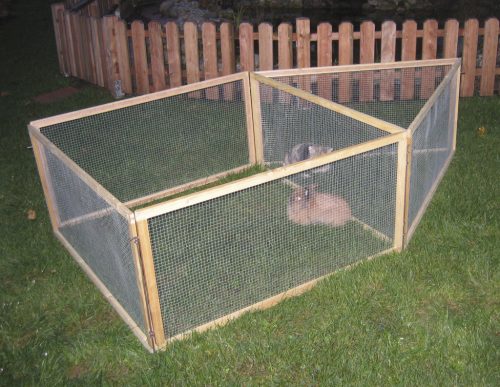 Vario szabadtéri kifutó kisemlősöknek - 6 elem, 120 x 60 cm