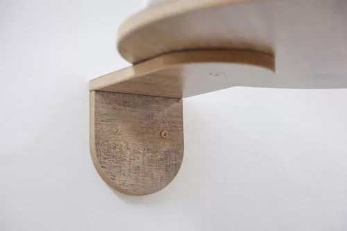 Dinari light falra szerelhető macskabútor - fehér/barna, 110 cm