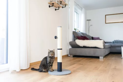 Opal Pro kaparóoszlop - szürke / fekete, 80 cm