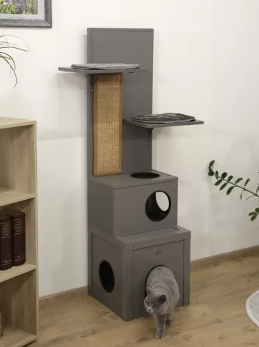 ECO Alex macska játszóház - 42 x 42 x 152,5 cm