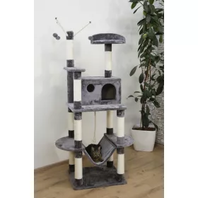 Matteo macskafa - szürke, 59 x 52 x 162 cm