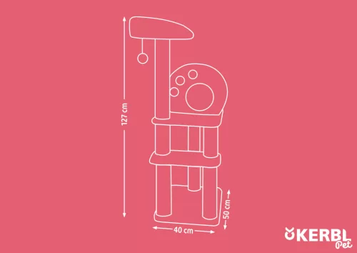 PlanetX macskabútor - 127 cm