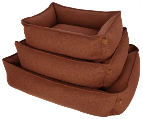 Oliver kutyaágy - rozsdabarna, 85x110 cm