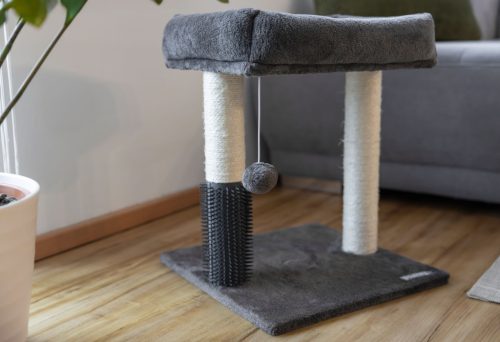 Rosi macskapihenő - antracit, 40x40x48 cm