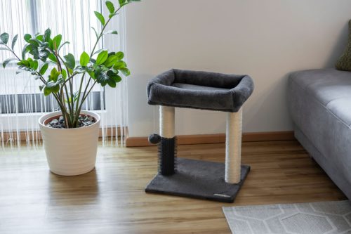 Rosi macskapihenő - antracit, 40x40x48 cm