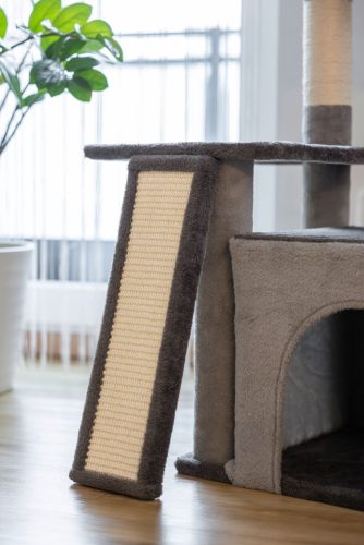 Rosalie macskapihenő - antracit/szürke, 42x34x76 cm