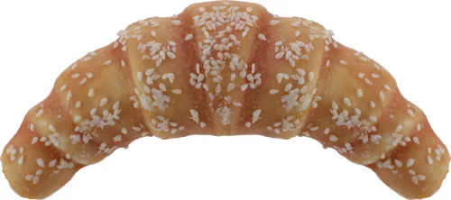 Nyers marhabőr croissant kutyáknak - csirkehússal, 11 cm, 80 g