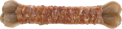 Nyers marhabőr csont kutyáknak - csirkehússal, 30 cm, 500 g