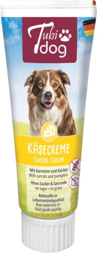 Tubidog Delicatessen kutyajutalom - sajtkrém, 75 g