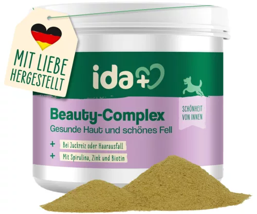 IdaPlus Beauty Complex táplálékkiegészítő kutyáknak - 350 g