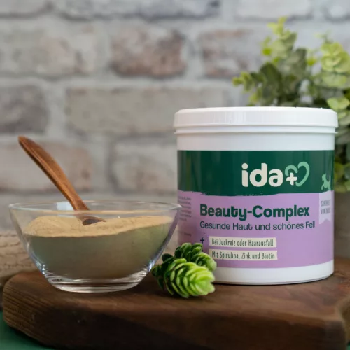 IdaPlus Beauty Complex táplálékkiegészítő kutyáknak - 350 g
