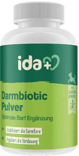 IdaPlus Darmbiotic por táplálékkiegészítő kutyáknak - 180 g