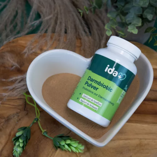 IdaPlus Darmbiotic por táplálékkiegészítő kutyáknak - 180 g