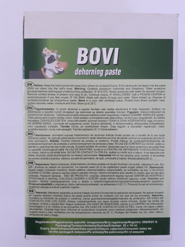 Szarvtalanitó paszta