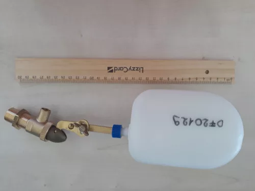 JFC úszószelep itatóhoz - 3/8-as, 1,2", 170 mm